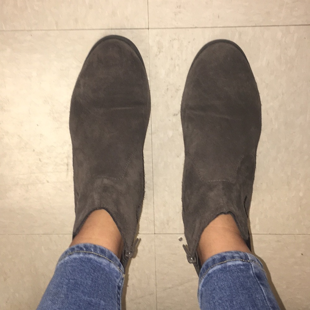 Clark’s brown booties